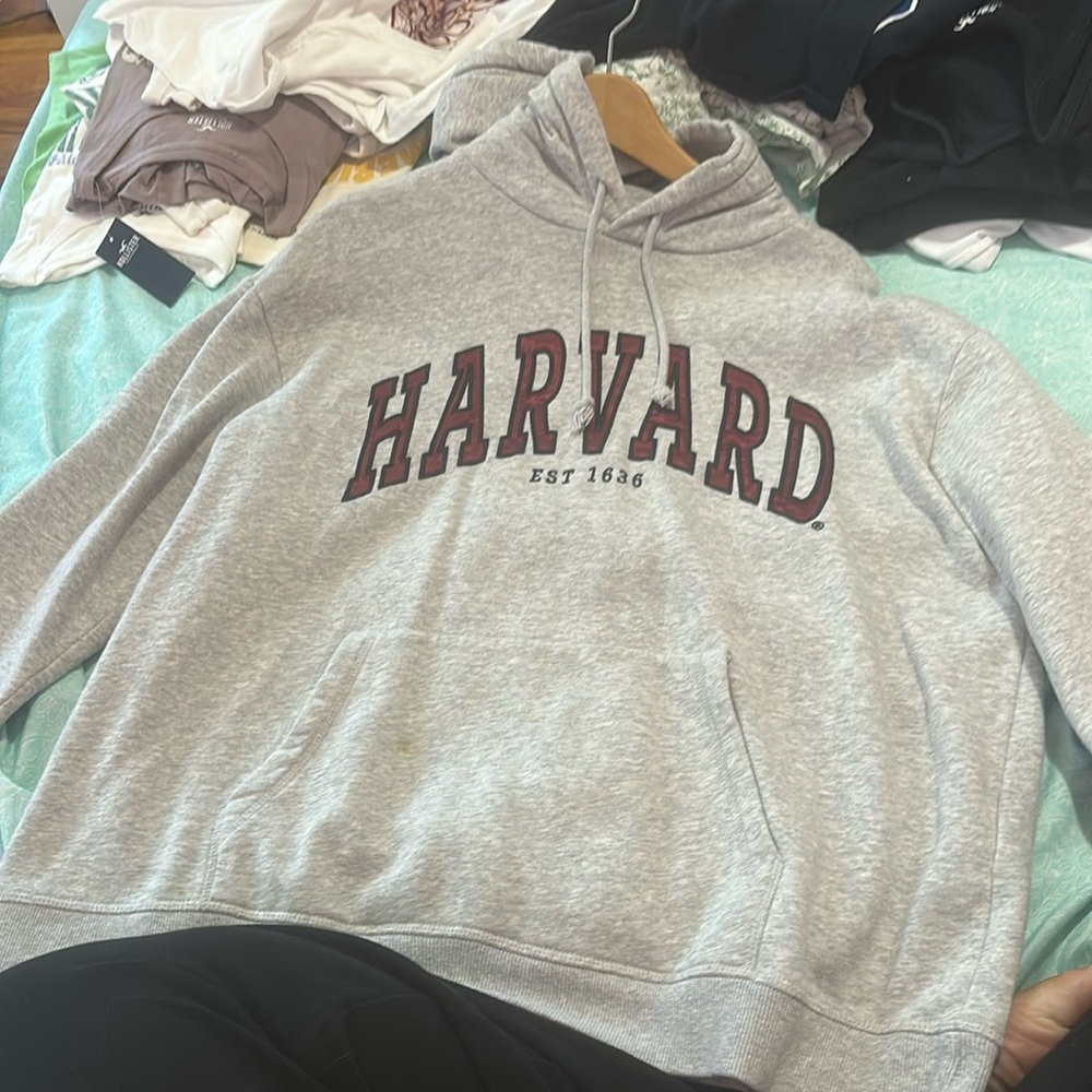 Harvard hoodie,worn twice